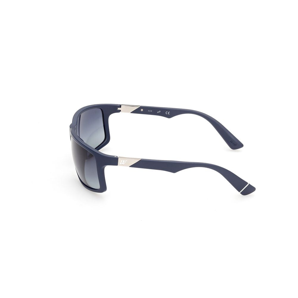 WEB EYEWEAR Men’s Sunglasses – Blue Acetate Frame, Polarized Lenses