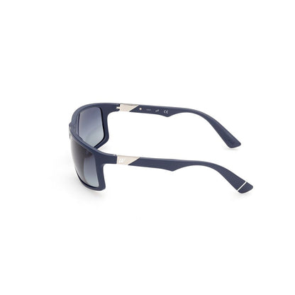 WEB EYEWEAR Men’s Sunglasses – Blue Acetate Frame, Polarized Lenses
