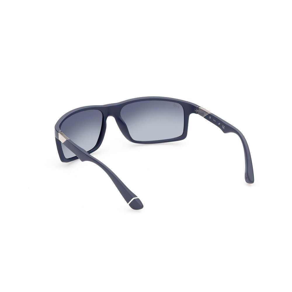 WEB EYEWEAR Men’s Sunglasses – Blue Acetate Frame, Polarized Lenses