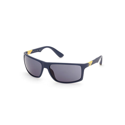 WEB EYEWEAR Blue Acetate Sunglasses – Stylish Square Design