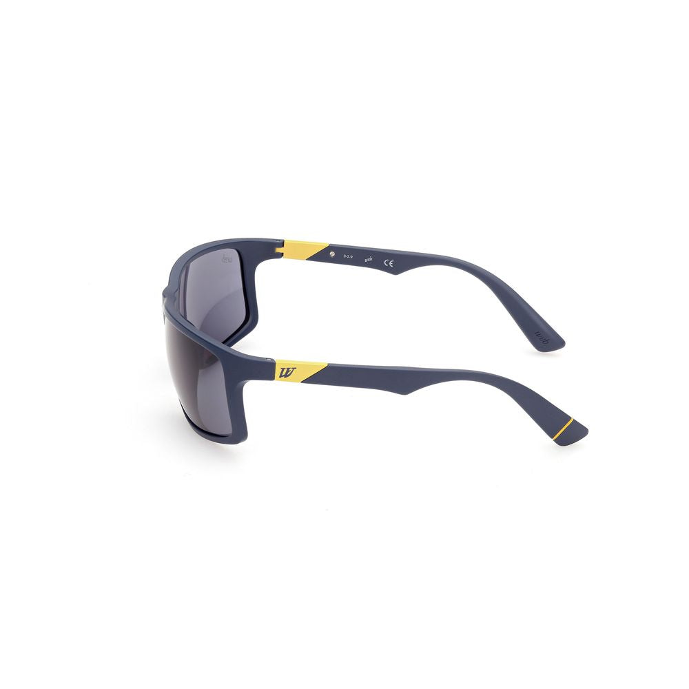 WEB EYEWEAR Blue Acetate Sunglasses – Stylish Square Design
