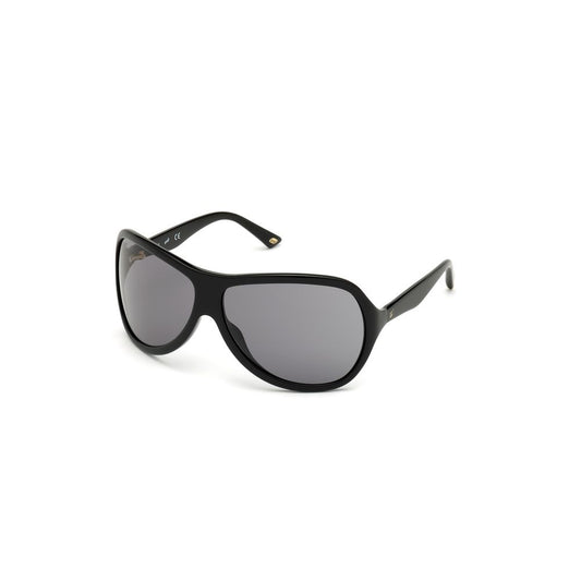 WEB EYEWEAR Women’s Sunglasses – Black Plastic Frame, Grey Lenses