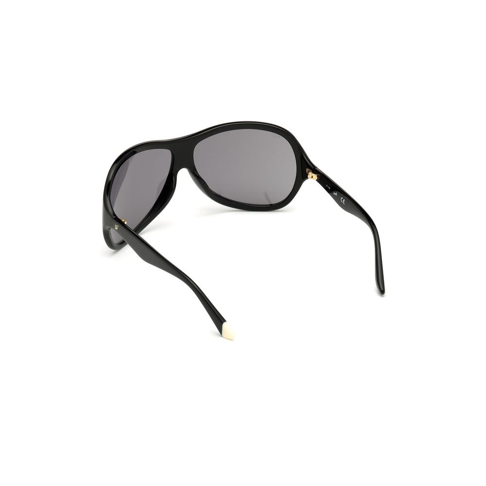 WEB EYEWEAR Women’s Sunglasses – Black Plastic Frame, Grey Lenses