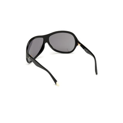 WEB EYEWEAR Women’s Sunglasses – Black Plastic Frame, Grey Lenses