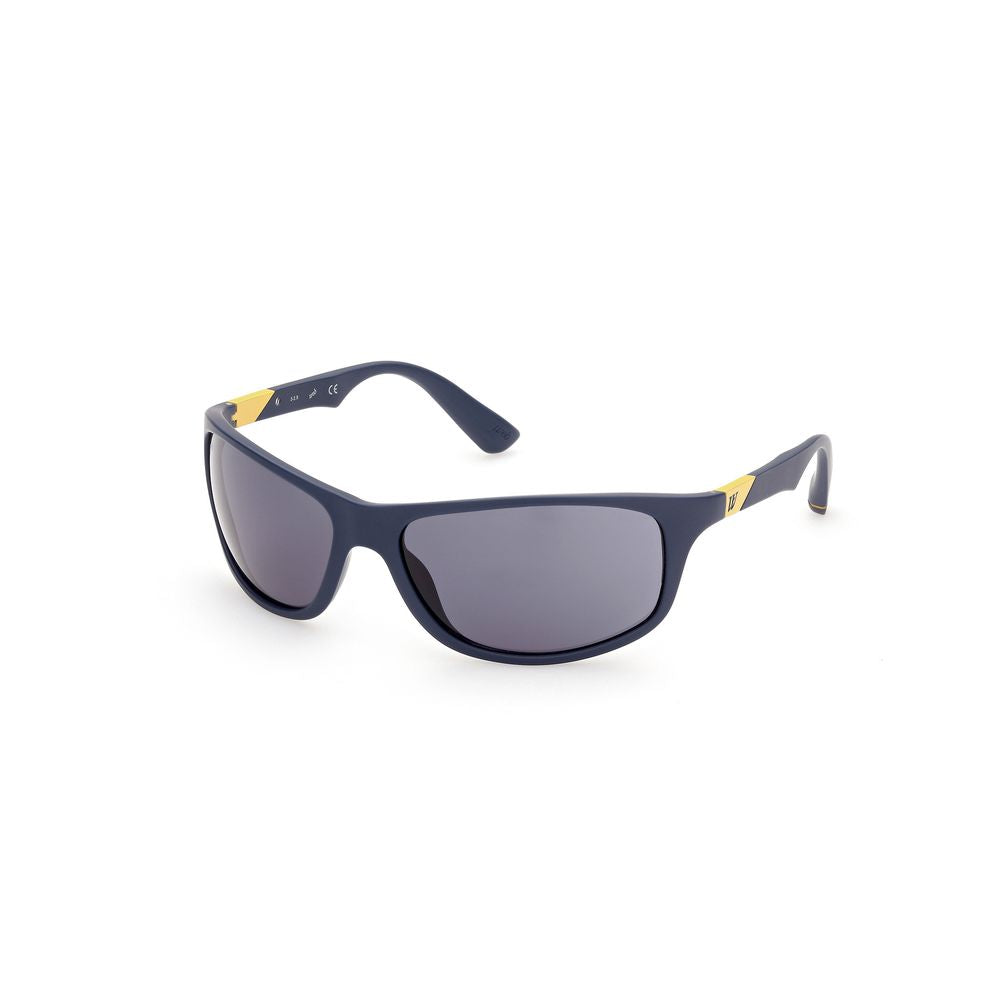 WEB EYEWEAR Men’s Sunglasses – Blue Acetate Frame, UV Protection