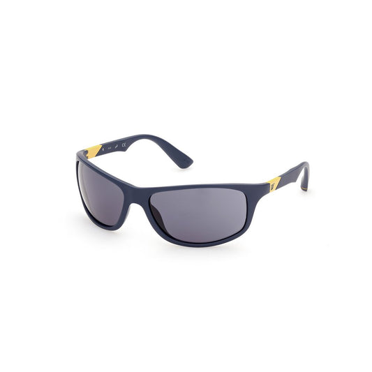 WEB EYEWEAR Men’s Sunglasses – Blue Acetate Frame, UV Protection