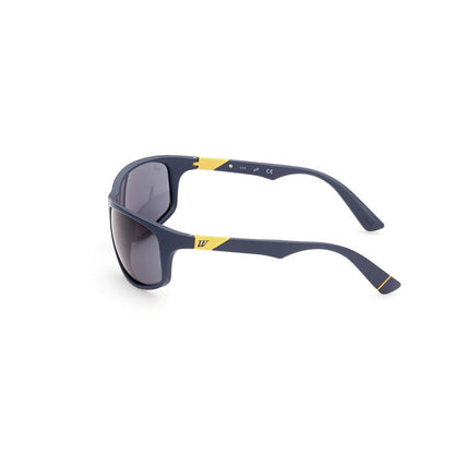 WEB EYEWEAR Men’s Sunglasses – Blue Acetate Frame, UV Protection
