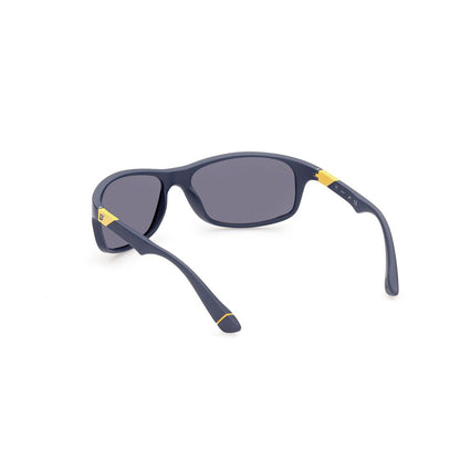 WEB EYEWEAR Men’s Sunglasses – Blue Acetate Frame, UV Protection