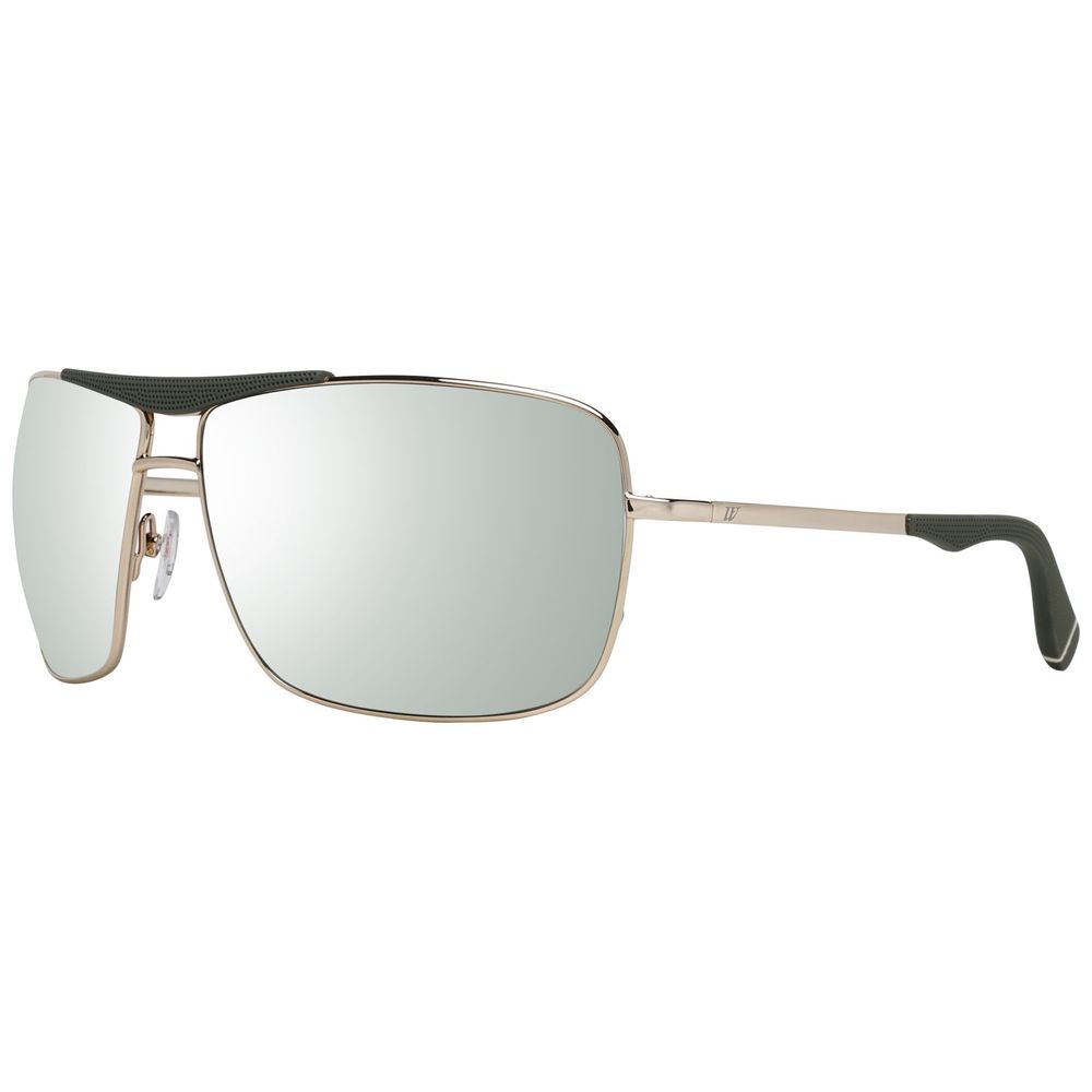 WEB EYEWEAR Men's Gold Metal Sunglasses – Green Lenses