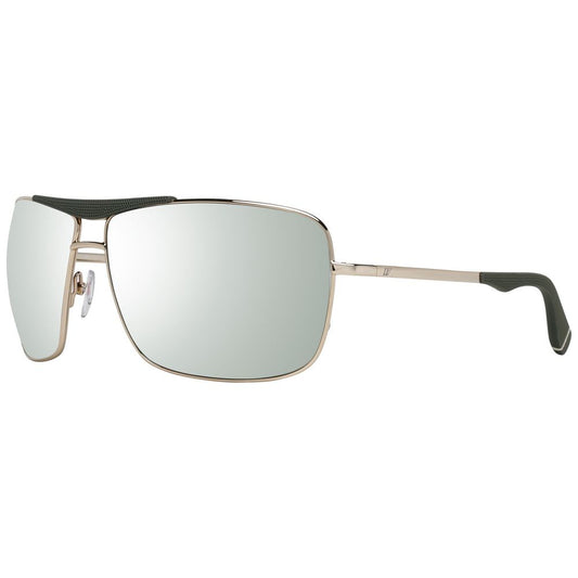 WEB EYEWEAR Men's Gold Metal Sunglasses – Green Lenses