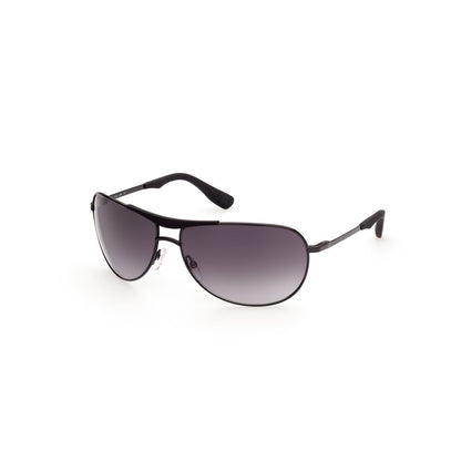 WEB EYEWEAR Black Metal Sunglasses – Stylish Gradient Lenses