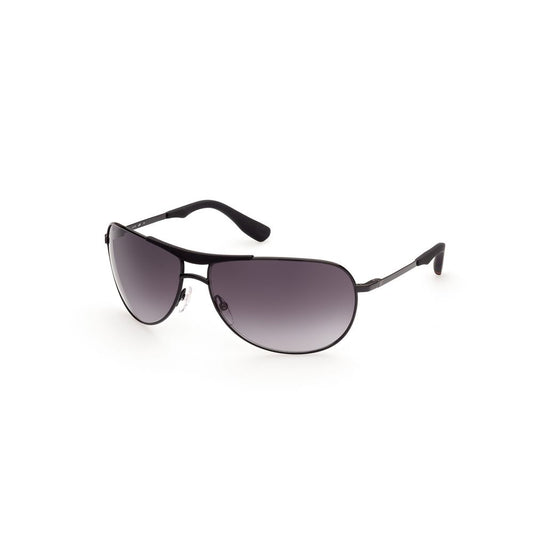 WEB EYEWEAR Black Metal Sunglasses – Stylish Gradient Lenses