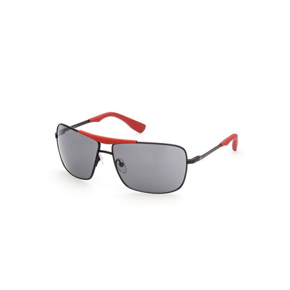 WEB EYEWEAR Black Metal Sunglasses – Stylish Full UV Protection