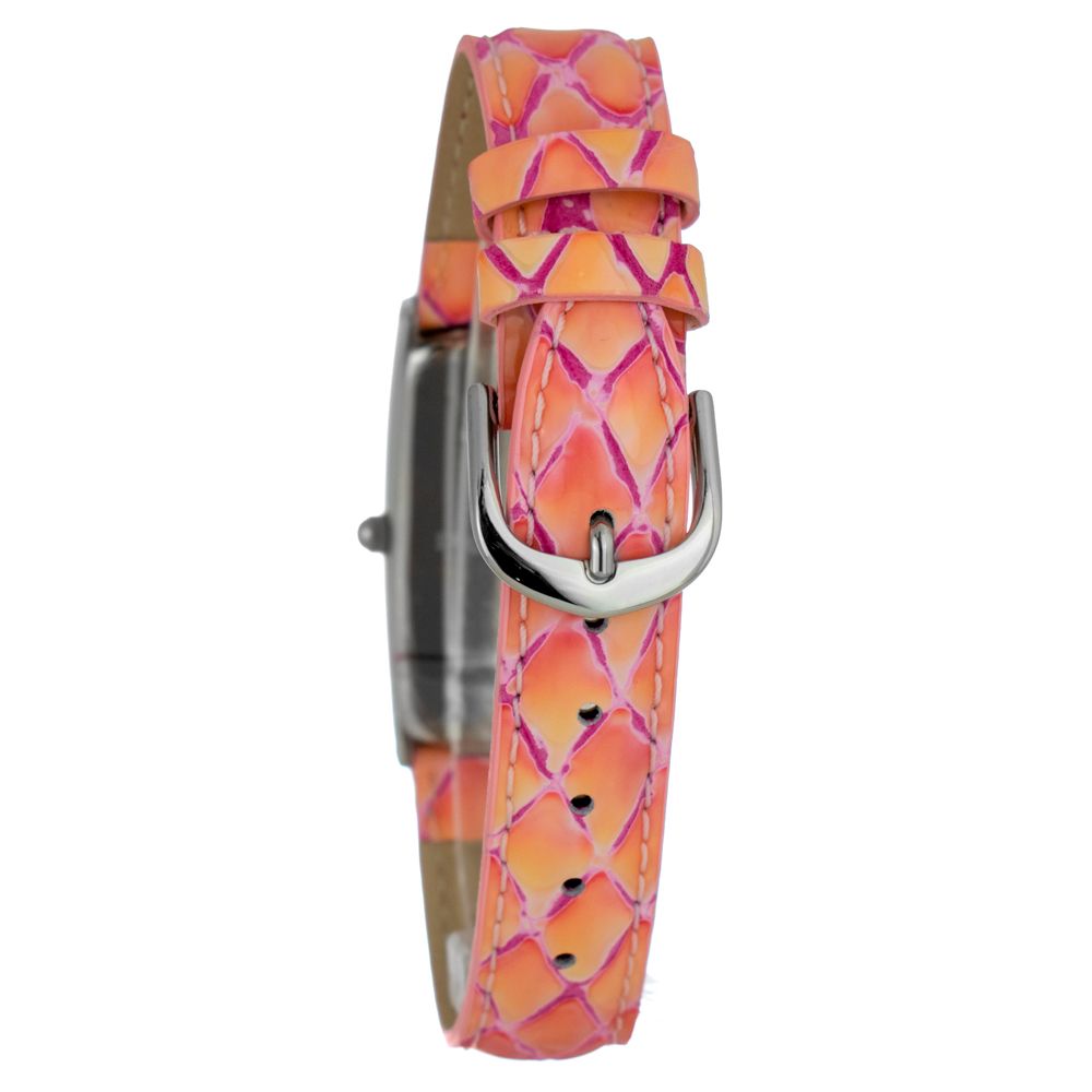 JUSTINA Bicolor Leather Dress Watch - Elegance Meets Functionality