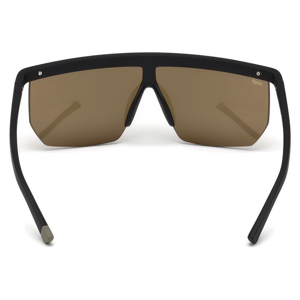 WEB EYEWEAR Unisex Gold Sunglasses – Stylish Mirrored Lenses