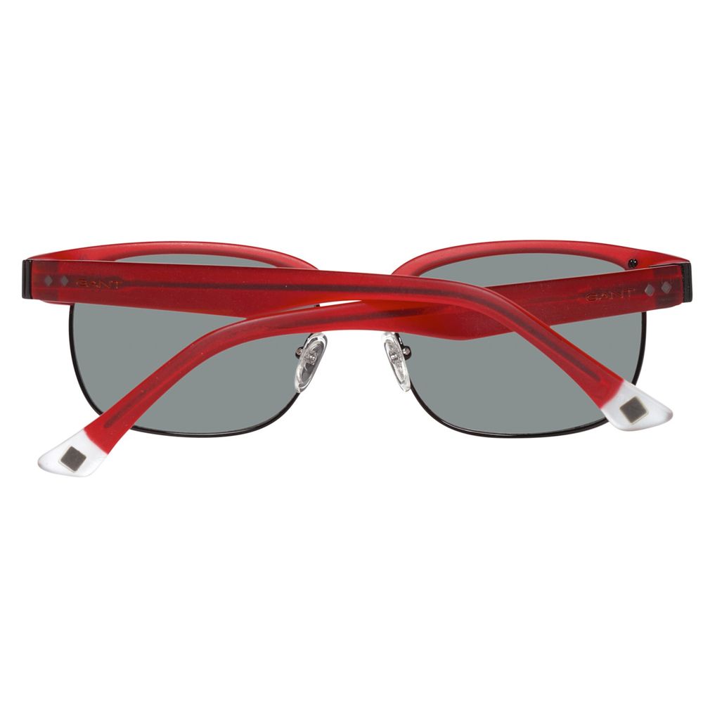 Gant Bicolor Metal Sunglasses – Stylish Network Frame, Grey Lenses