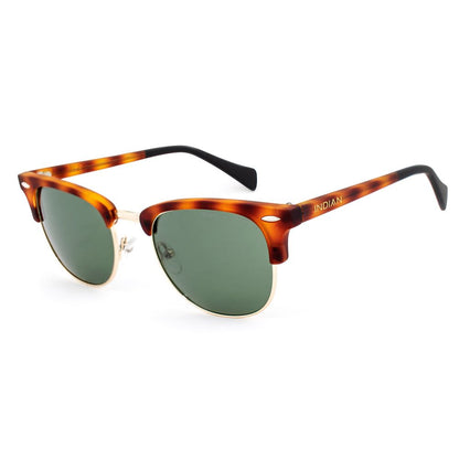 Indian Unisex Dakota Sunglasses – Brown Metal Frame, Protective Lenses