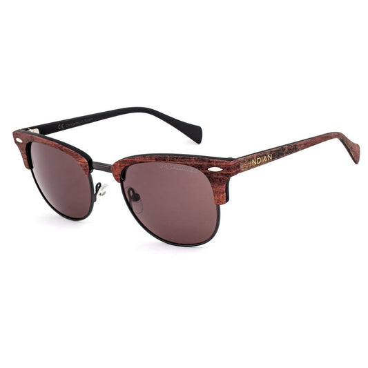Indian Unisex Dakota Sunglasses – Brown Metal and Plastic Frame