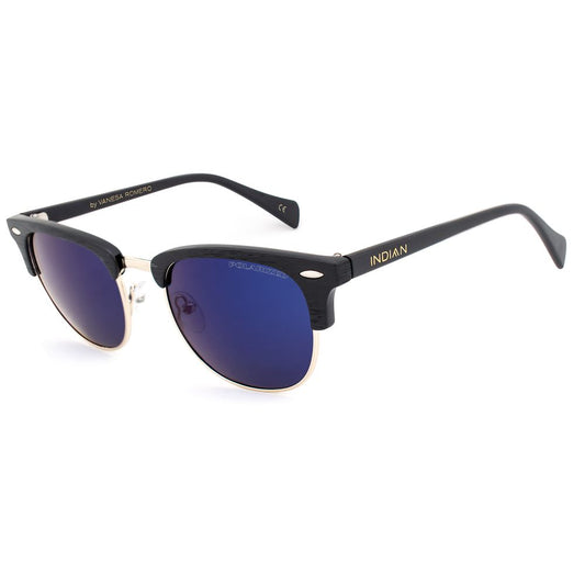 Indian Black Metal Sunglasses – Unisex Dakota-901-2, Classic Black