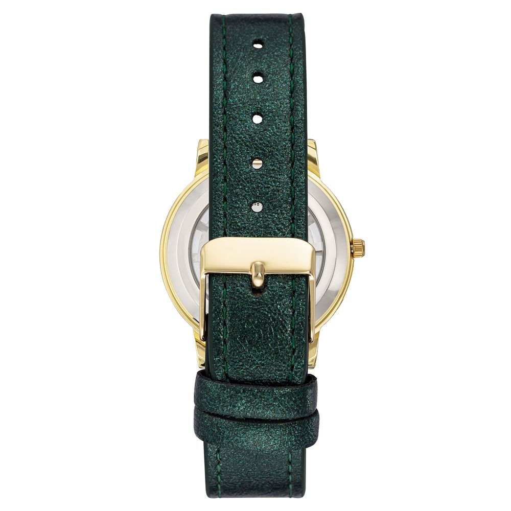 Juicy Couture Women’s Watch, Bicolor Plastic Design, Green Bracelet
