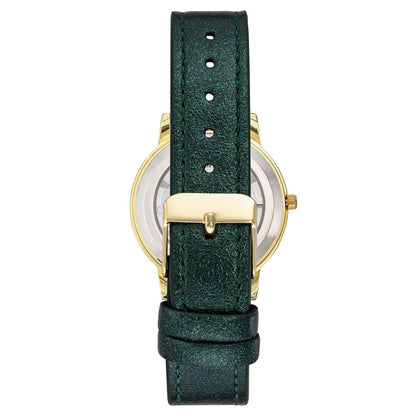 Juicy Couture Women’s Watch, Bicolor Plastic Design, Green Bracelet