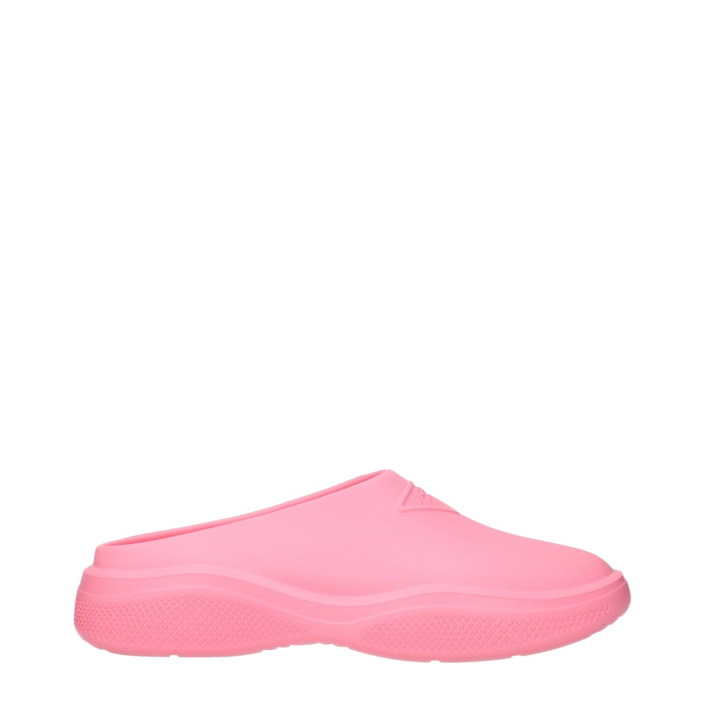 Prada Pink Rubber Mules