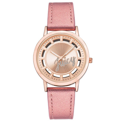Juicy Couture Women’s Watch, Pink Dial, Pink Poliprïel Strap