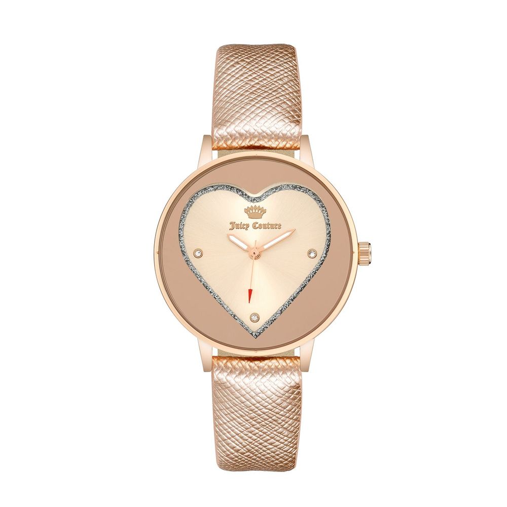 Juicy Couture Women’s Watch, Pink Dial, Pink Plastic Strap