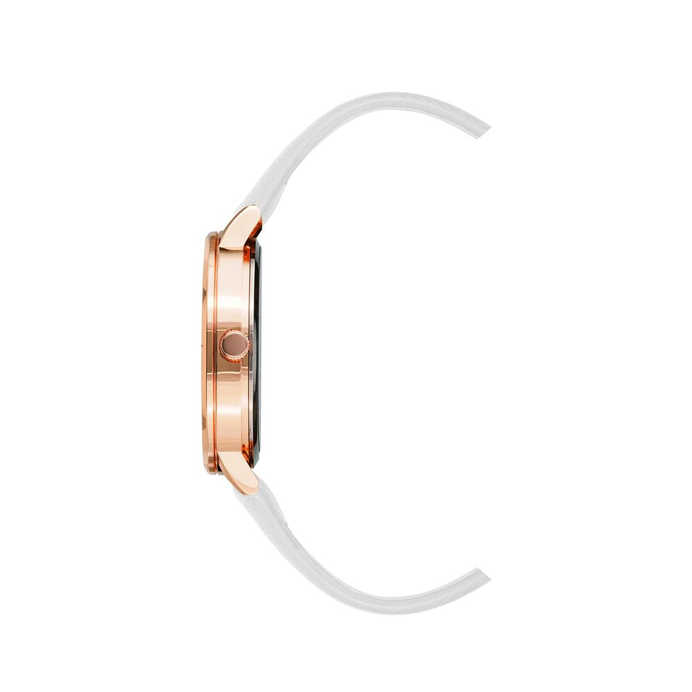 Juicy Couture Women’s Watch, Silver Dial, White Bracelet