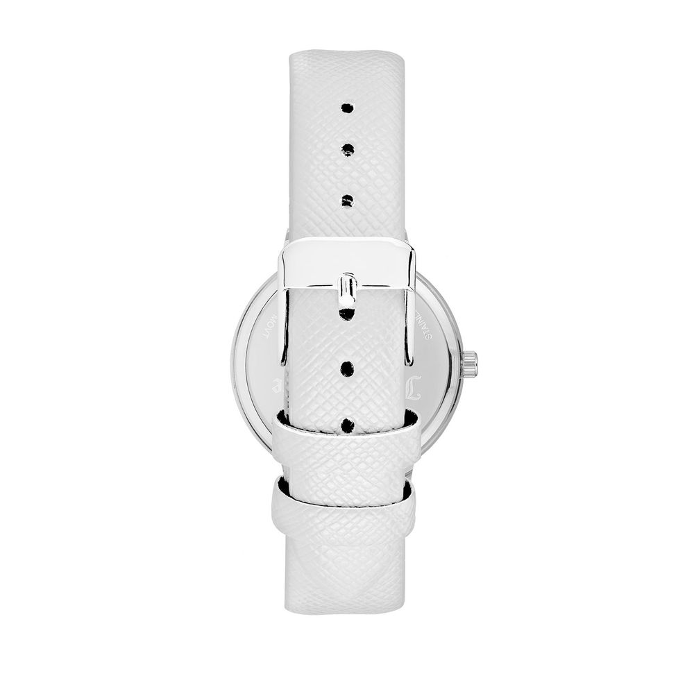 Juicy Couture Women’s Watch, Silver Dial, White Bracelet