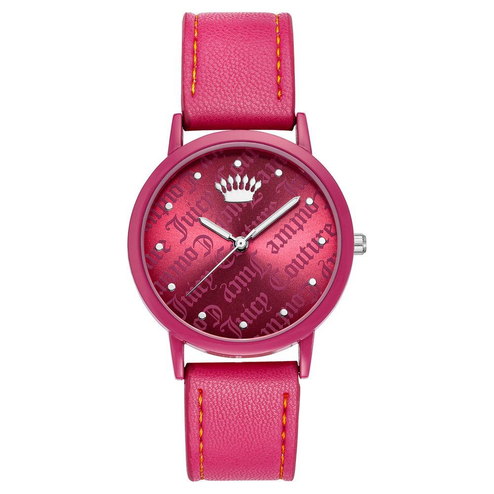 Juicy Couture Women’s Watch, Pink Dial, Pink Plastic Bracelet