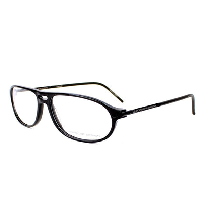 Porsche Men’s Black Optical Glasses – Square Frame, 58mm