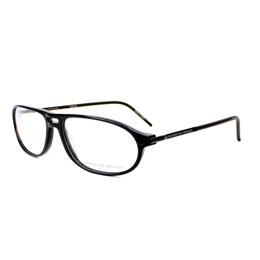 Porsche Men’s Black Optical Glasses – Square Frame, 58mm
