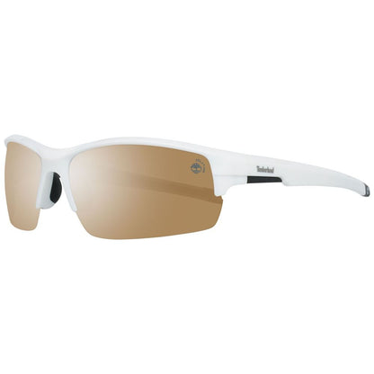 Timberland Men's Sunglasses – White Frame, Smoke Lenses