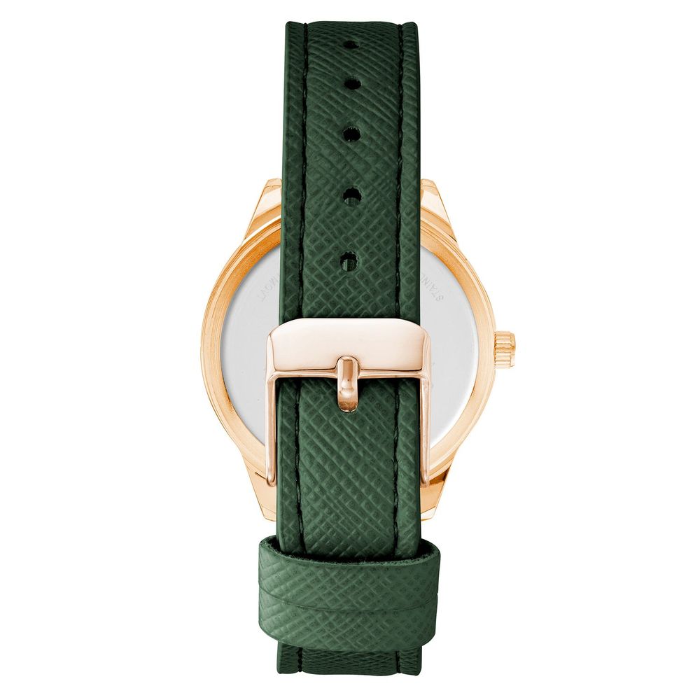 Juicy Couture Women’s Watch, Green Dial, Bicolor Pink Gold and Green Strap