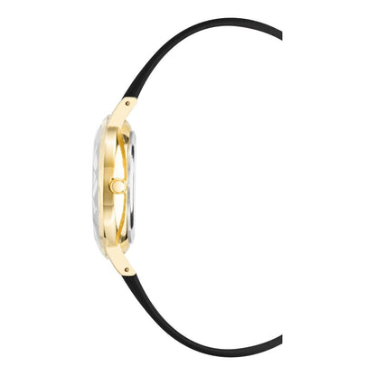 Juicy Couture Women’s Watch, Multicoloured Dial, Black Bracelet