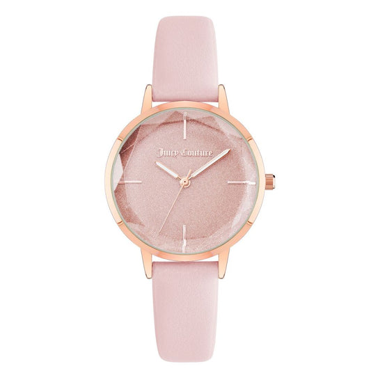 Juicy Couture Women’s Watch, Multicolor Dial, Pink Strap