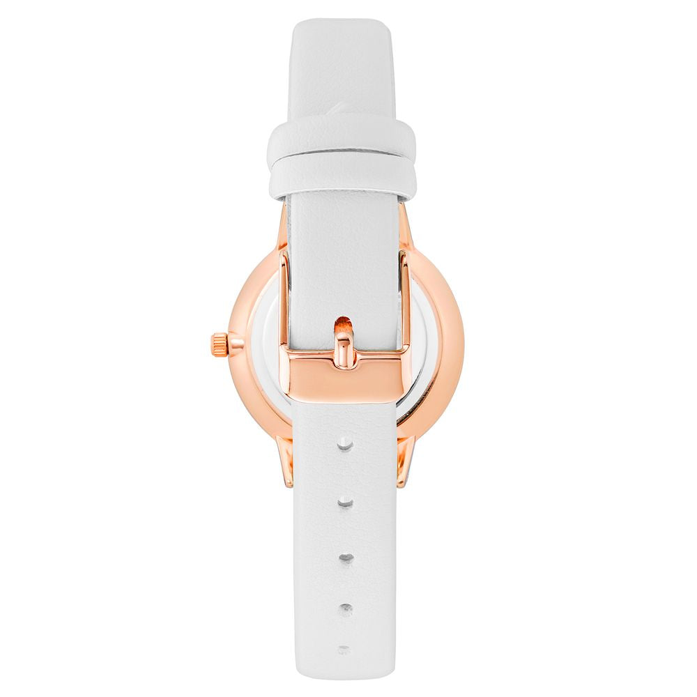 Juicy Couture Women’s Watch, Grey Dial, White Strap