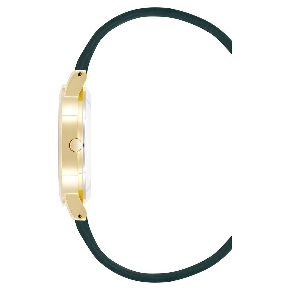 Juicy Couture Women's Watch, Golden Dial, Green Bracelet