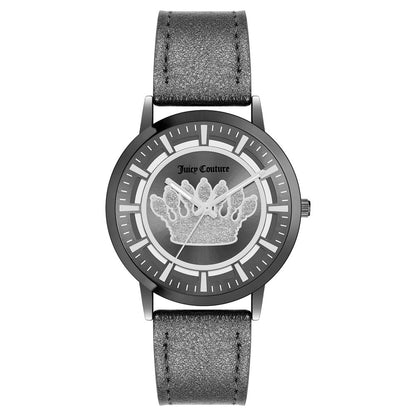 Juicy Couture Women’s Watch, Grey Dial, Grey Plastic Strap