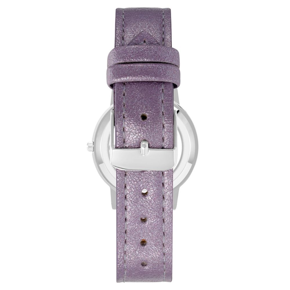 Juicy Couture Women's Watch, Silver Dial, Lilac Plastic Strap