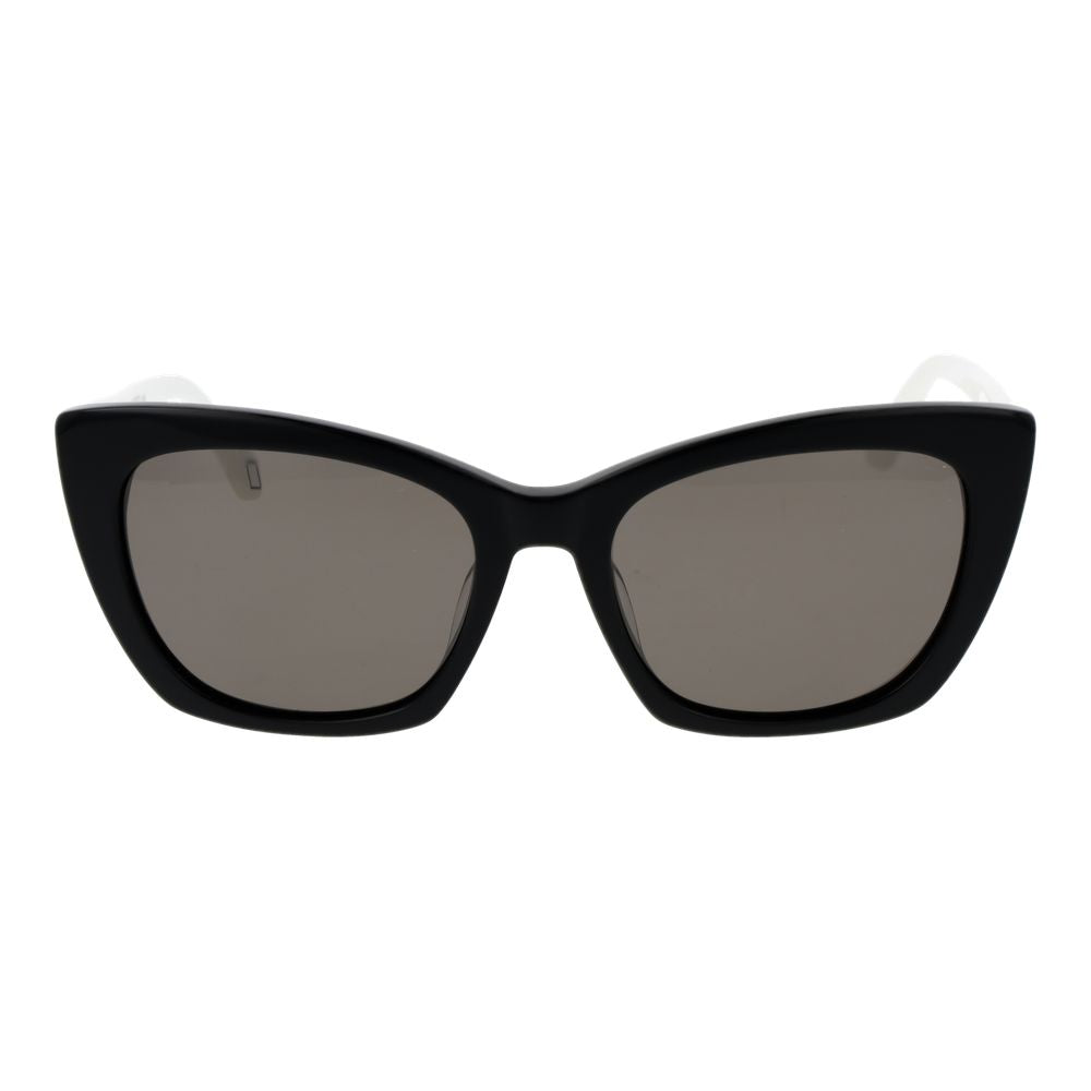 Replay Women’s Sunglasses – Black Cat Eye Frame, Grey Lenses