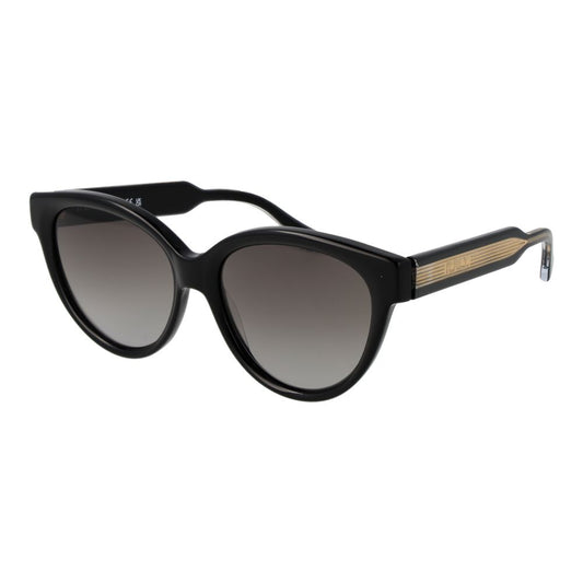 Replay Women's Sunglasses – Black Cat Eye Frame, Grey Gradient Lenses