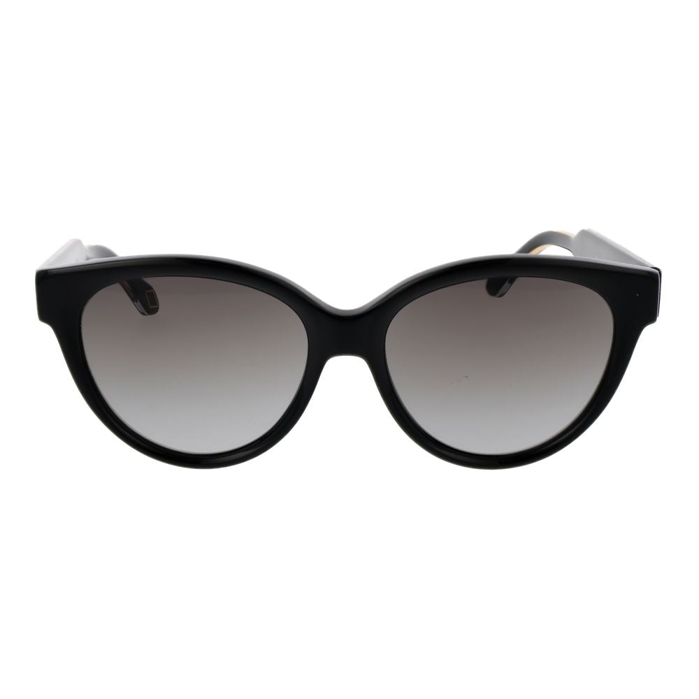 Replay Women's Sunglasses – Black Cat Eye Frame, Grey Gradient Lenses