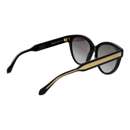 Replay Women's Sunglasses – Black Cat Eye Frame, Grey Gradient Lenses