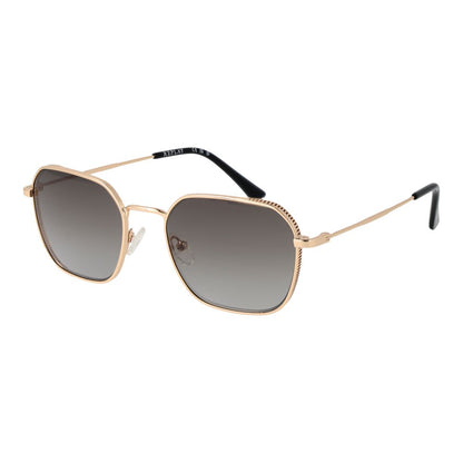 Replay Unisex Sunglasses – Rose Gold Metal Frame, Grey Gradient Lenses