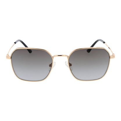 Replay Unisex Sunglasses – Rose Gold Metal Frame, Grey Gradient Lenses