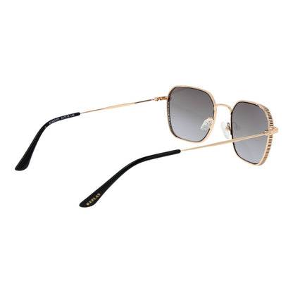 Replay Unisex Sunglasses – Rose Gold Metal Frame, Grey Gradient Lenses