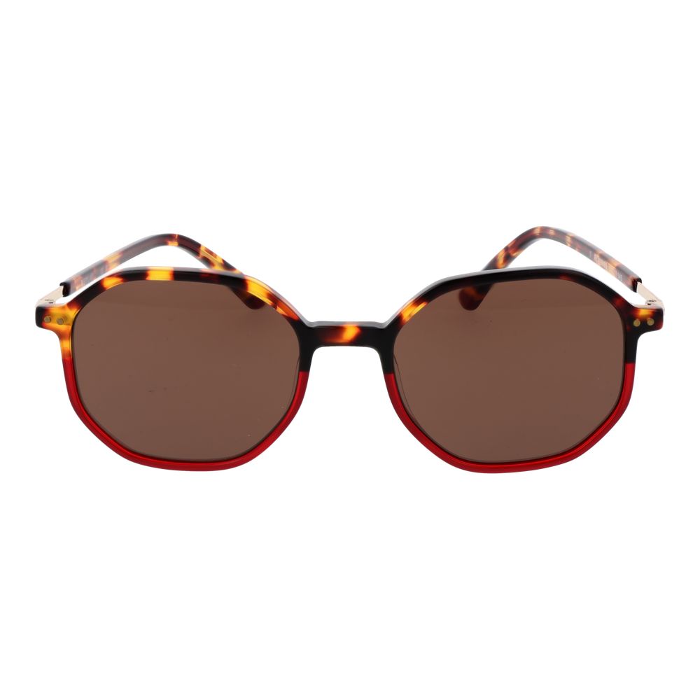 Replay Unisex Sunglasses – Brown Plastic Frame, Brown Lenses