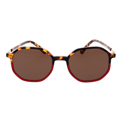 Replay Unisex Sunglasses – Brown Plastic Frame, Brown Lenses